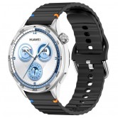 Силіконовий ремінець Wavy для Smart Watch 22mm Black Силіконовий ремінець Wavy для Smart Watch 22mm Black