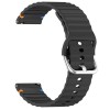 Силіконовий ремінець Wavy для Smart Watch 22mm Black
