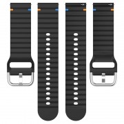 Силіконовий ремінець Wavy для Smart Watch 22mm Black