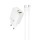 МЗП Hoco N63 Gentle PD30W+QC3.0 (1USB-A/1C) + кабель Type-C to Type-C White