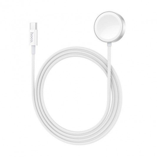 БЗП Hoco CW59 Wireless charger for Samsung/iWatch (USB-C) White - зображення 1 