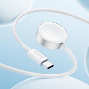 БЗП Hoco CW59 Wireless charger for Samsung/iWatch (USB-C) White