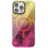 Чохол TPU Shiny Mountain (MagFit) для Apple iPhone 14 Pro (6.1") Yellow / Pink Чохол TPU Shiny Mountain (MagFit) для Apple iPhone 14 Pro (6.1") Yellow / Pink