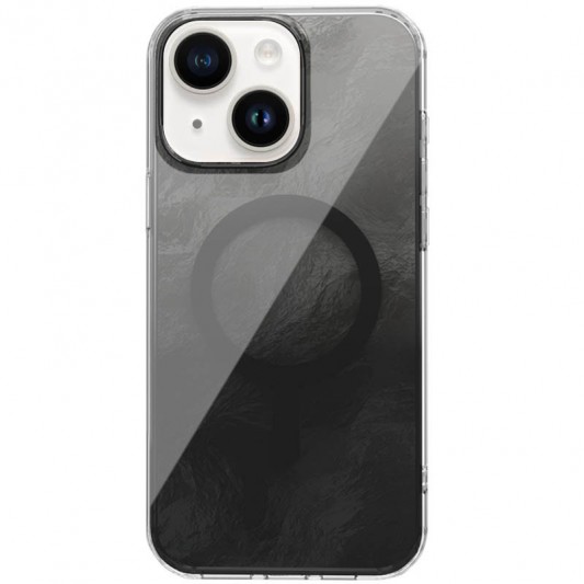 Чохол TPU Shiny Mountain (MagFit) для Apple iPhone 15 (6.1") Black