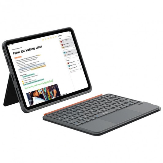 Чохол-клавіатура WIWU MK-005 3 in 1 for iPad Pro 13" (2024) Grey - зображення 1 
