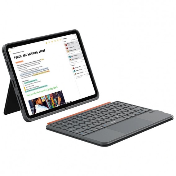 Чохол-клавіатура WIWU MK-005 3 in 1 for iPad Air 13'' (2024)/Pro 12.9" (2020-2022) Grey