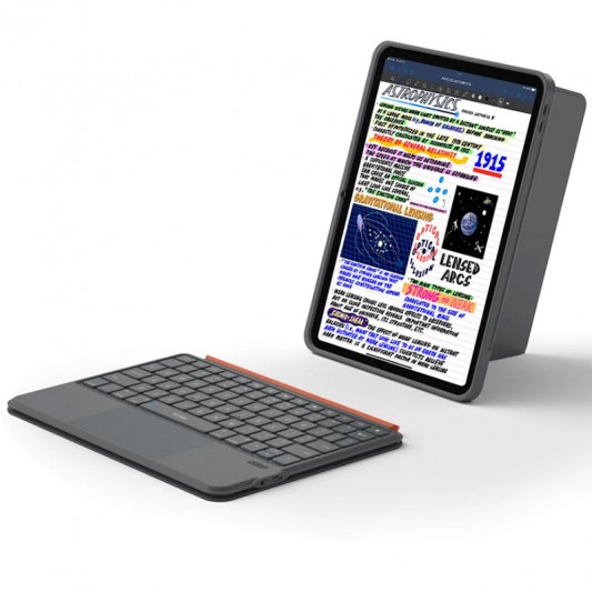 Чохол-клавіатура WIWU MK-005 3 in 1 for iPad Air 13'' (2024)/Pro 12.9" (2020-2022) Grey - зображення 2 
