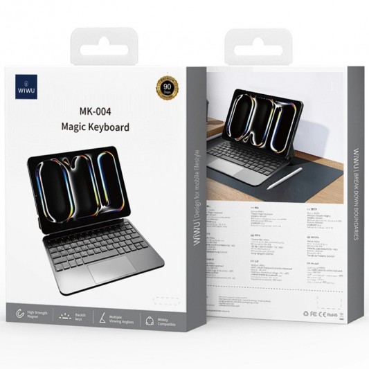Чохол-клавіатура WIWU MK-004 for iPad Pro 13" (2024) Black - зображення 1 
