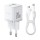Блок живлення Baseus Palm Fast Charger 20W (1USB-A/1C) + кабель Type-C to Type-C (P10111608) Moon White