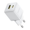 Блок живлення Baseus Palm Fast Charger 20W (1USB-A/1C) + кабель Type-C to Type-C (P10111608) Moon White