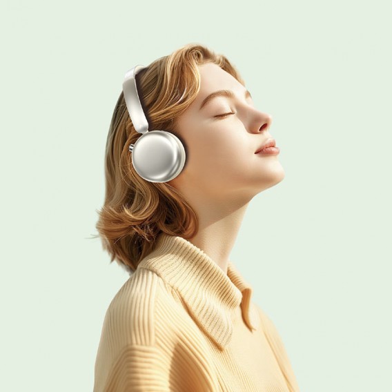 Накладні бездротові навушники Acefast H8 ANC Golden