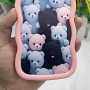 Чохол TPU Cloudy Pictures для Apple iPhone 14 Pro (6.1") Bears