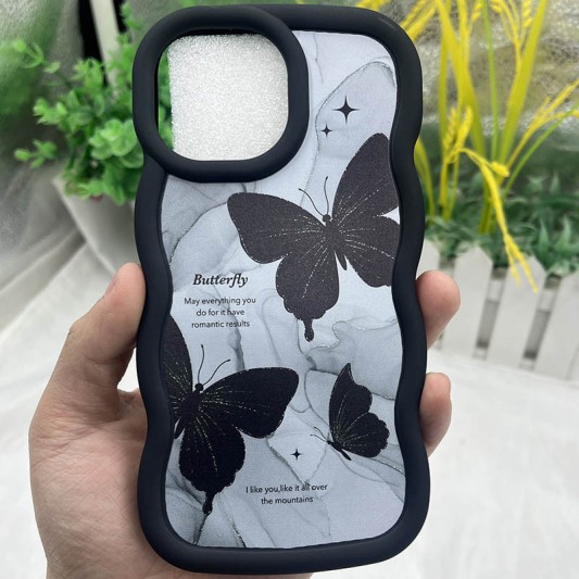 Чохол TPU Cloudy Pictures для Apple iPhone 14 Pro Max (6.7") Butterflies - зображення 1 