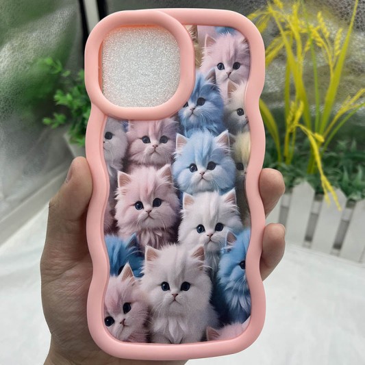 Чохол TPU Cloudy Pictures для Apple iPhone 14 Pro Max (6.7") Kittens - зображення 1 