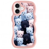 Чехол TPU Cloudy Pictures для Apple iPhone 16 (6.1 дюйма) Bears