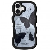 Чехол TPU Cloudy Pictures для Apple iPhone 16 (6.1 дюйма) Butterflies Чехол TPU Cloudy Pictures для Apple iPhone 16 (6.1 дюйма) Butterflies