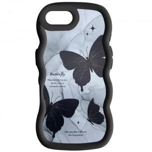 Чехол TPU Cloudy Pictures для Apple iPhone 16e (6.1") Butterflies