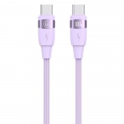 Дата кабель Usams US-SJ633 U85 Type-C to Type-C 100W (2m) Purple
