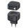 Блок питания Usams US-CC202 GaN With Type-C Magnetic Retractable Cable Module XMF Ser. 35W (2USB-C) Black