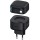 МЗП Usams US-CC209 GaN With Lightning Magnetic Retractable Cable Module XMF Ser. 35W (2USB-C) Black