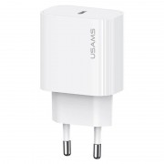 МЗП Usams US-CC226 Kit-Yi Ser. 20W (1USB-C) + кабель Type-C to Type-C White