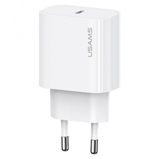 МЗП Usams US-CC226 Kit-Yi Ser. 20W (1USB-C) + кабель Type-C to Type-C White - зображення 1 