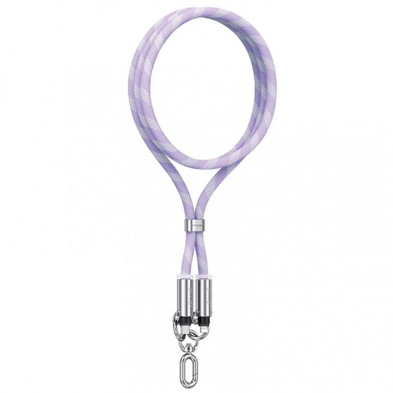 Дата кабель-шнурок Usams US-SJ745 Type-C to Type-C 60W (1.2m) Purple