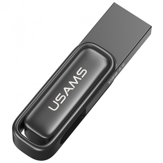 Флеш-накопичувач Usams US-ZB334 USB 3.0 Zinc Alloy Rotating – 256GB Tarnish - зображення 1 