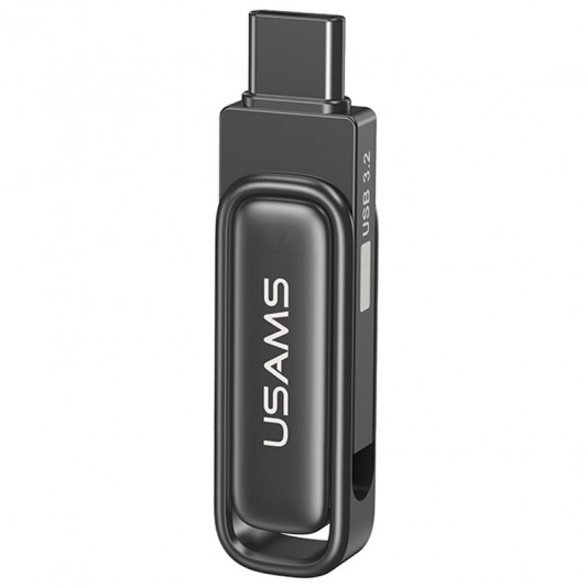 Флеш-накопичувач Usams US-ZB347 USB 3.2 Type-C Dual Ports – 64GB Tarnish