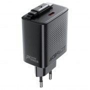 МЗП Acefast A110 GaN With Retractable Cable Type-C PD30W (1USB-C) Black