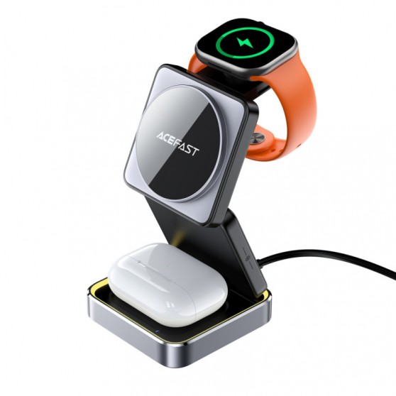 БЗП Acefast E20 Desktop 3-in-1 Black