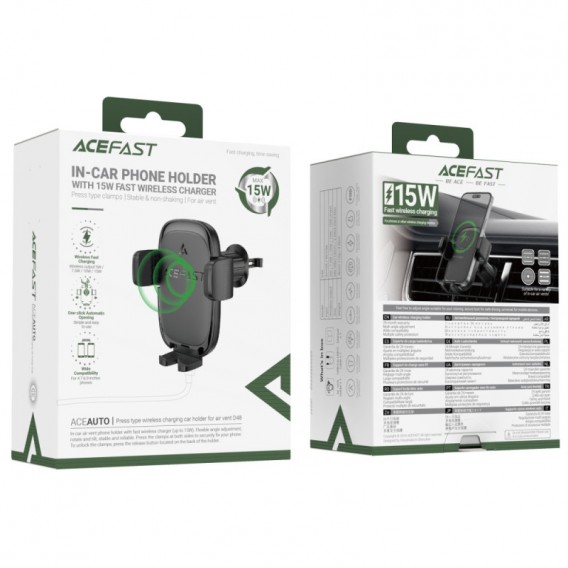 БЗП Acefast E20 desktop 3-in-1 Black