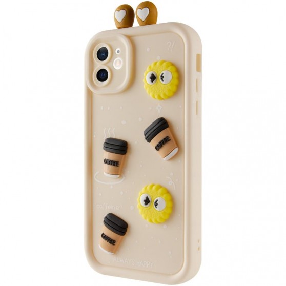 Чохол TPU Toys Case with Ears для Apple iPhone 11 (6.1") Sand