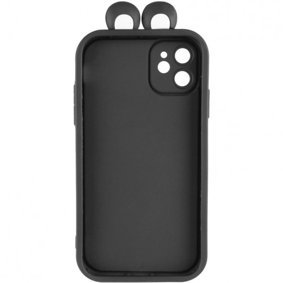 Чехол TPU Toys Case with Ears для Apple iPhone 12 (6.1") Black