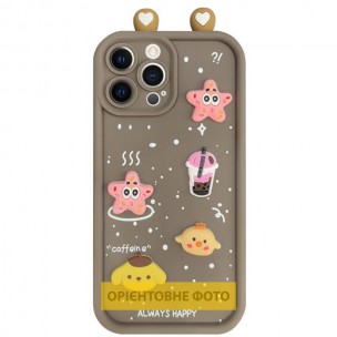 Чехол TPU Toys Case with Ears для Apple iPhone 12 (6.1") Brown