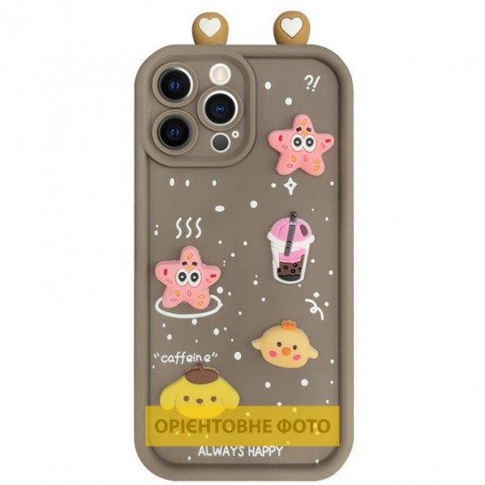 Чохол TPU Toys Case with Ears для Apple iPhone 12 (6.1") Brown