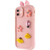 Чохол TPU Toys Case with Ears для Apple iPhone 12 (6.1") Light Pink