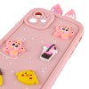 Чохол TPU Toys Case with Ears для Apple iPhone 12 (6.1") Light Pink