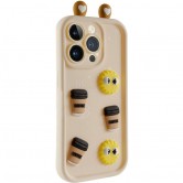 Чохол TPU Toys Case with Ears для Apple iPhone 12 Pro (6.1") Sand Чохол TPU Toys Case with Ears для Apple iPhone 12 Pro (6.1") Sand