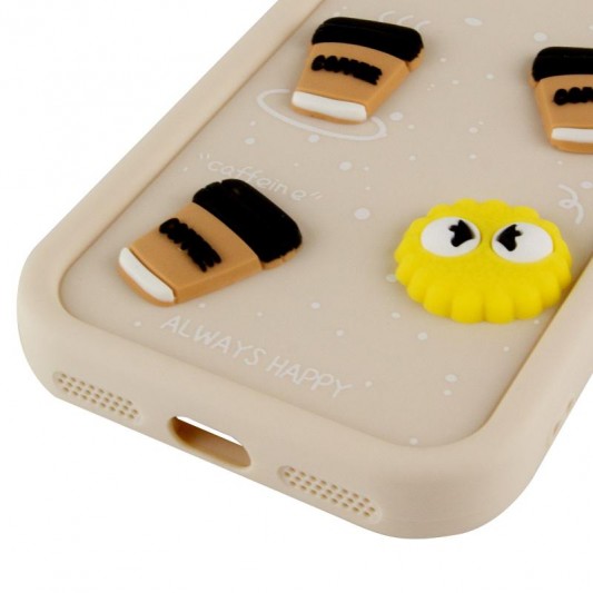 Чохол TPU Toys Case with Ears для Apple iPhone 12 Pro (6.1") Sand - зображення 4 