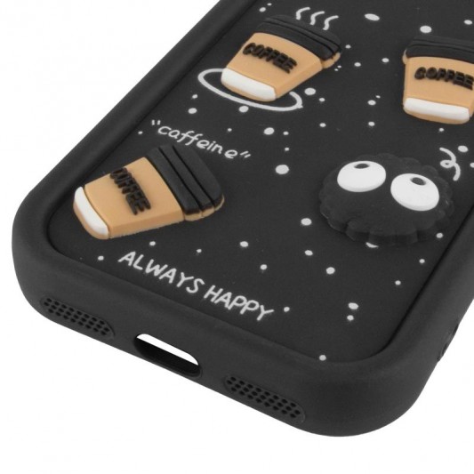 Чохол TPU Toys Case with Ears для Apple iPhone 12 Pro (6.1") Black - зображення 4 