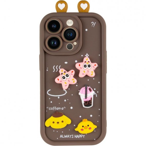 Чохол TPU Toys Case with Ears для Apple iPhone 12 Pro (6.1") Brown
