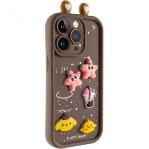 Чехол TPU Toys Case with Ears для Apple iPhone 12 Pro Max (6.7") Brown