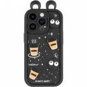 Чохол TPU Toys Case with Ears для Apple iPhone 12 Pro Max (6.7") Black