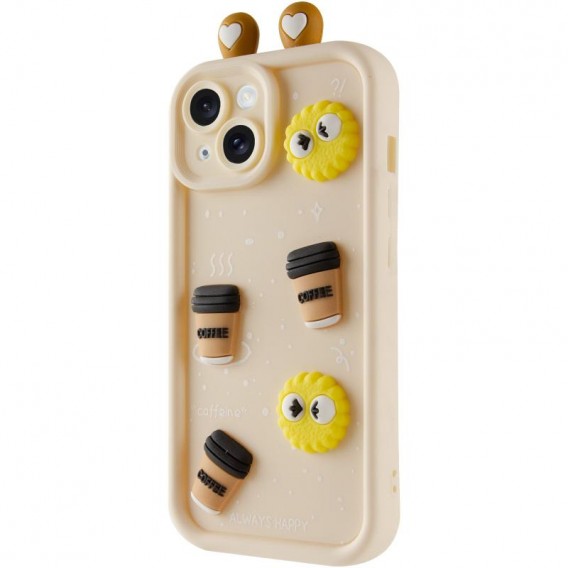 Чохол TPU Toys Case with Ears для Apple iPhone 13 (6.1") Sand