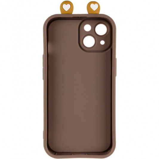 Чохол TPU Toys Case with Ears для Apple iPhone 13 (6.1") Brown - зображення 2 
