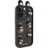 Чохол TPU Toys Case with Ears для Apple iPhone 13 Pro Max (6.7") Black