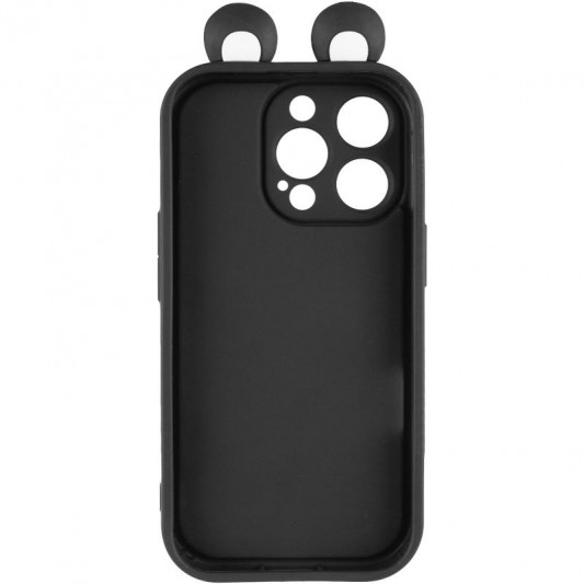 Чохол TPU Toys Case with Ears для Apple iPhone 13 Pro Max (6.7") Black - зображення 2 