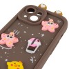 Чохол TPU Toys Case with Ears для Apple iPhone 14 (6.1") Brown