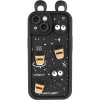Чохол TPU Toys Case with Ears для Apple iPhone 15 (6.1") Black